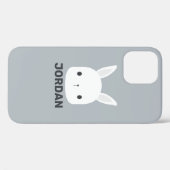 Kute Little Bunny Rabbit met persoonlijke naam Case-Mate iPhone Case (Achterkant (horizontaal))