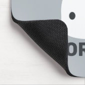 Kute Little Bunny Rabbit met persoonlijke naam Muismat (Hoek)