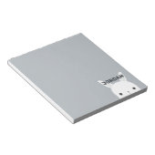 Kute Little Bunny Rabbit met persoonlijke naam Notitieblok (Schuin)