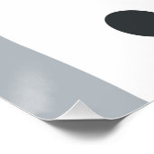 Kute Little Bunny Rabbit met persoonlijke naam Perfect Poster (Hoek)