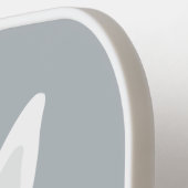 Kute Little Bunny Rabbit met persoonlijke naam Pickleball Paddle (Links Detail)