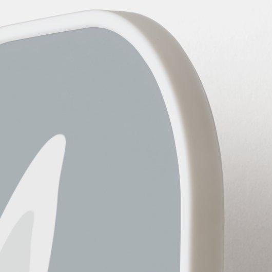 Kute Little Bunny Rabbit met persoonlijke naam Pickleball Paddle (Links Detail)