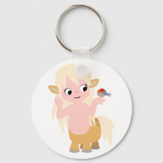 Kute Little Cartoon Centauress Sleutelhanger