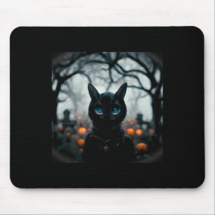 Kute Little Cat Face for Halloween Muismat