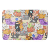 Kute Little Cats Pattern Badmat (Voorkant)
