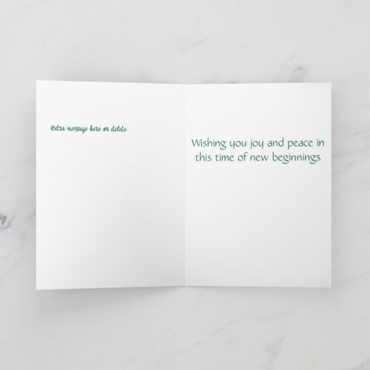 Kute Little Chick and Eggs Easter Holiday Kaart (Binnen)