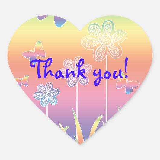 Kute Little Dankjewel Stickers (Voorkant)