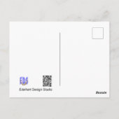 Kute Little Eating Bird DIY Briefkaart (Achterkant)