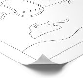 Kute Little Fish Antistress Colour book Poster (Hoek)