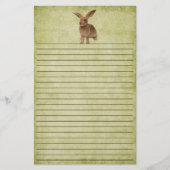 Kute Little Floppy Bunny- Stationery Briefpapier (Voorkant)