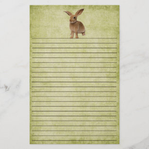 Kute Little Floppy Bunny- Stationery Briefpapier