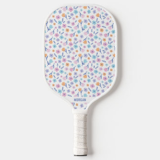 Kute Little Flowers Pickleball Paddle