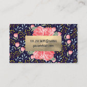 Kute Little Flowers Visitekaartje (Achterkant)