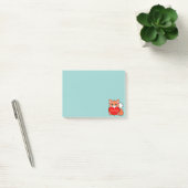 Kute Little Fox op Light Blue Post-it® Notes (Kantoor)