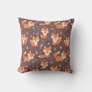 Kute Little Foxes Sierkussen