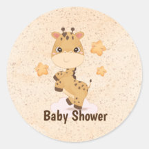 Kute Little Giraffe Stars Baby shower
