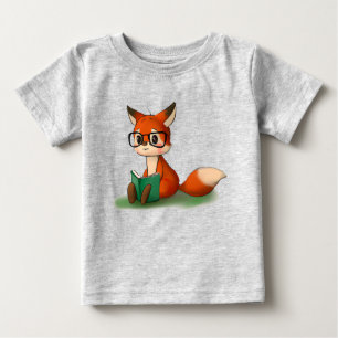 Kute Little Graphic Art Storybook Fox Animal Art