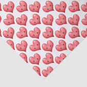 Kute Little Hearts Tissuepapier (Detail)