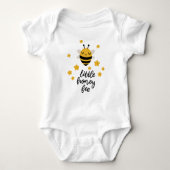 Kute Little Honey Bee Yellow Stars | Baby Bodysuit (Voorkant)