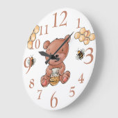 Kute Little Honey Beer and Bees Grote Klok (Hoek)