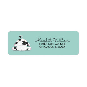 Kute Little Koe Baby shower Address Label