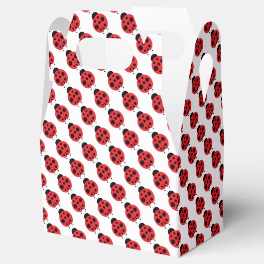 Kute Little Ladybug Party Favor Box Bedankdoosjes (Geopend)
