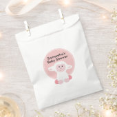 Kute Little Lamb Personalized Baby shower Bedankzakje (Geknipt)