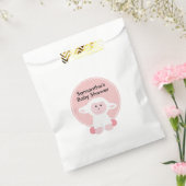 Kute Little Lamb Personalized Baby shower Bedankzakje (Gezegeld)