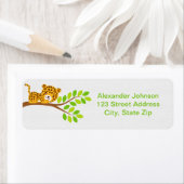 Kute Little Leopard Return Address Label (Insitu)