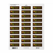 Kute Little Leopard Return Address Label (Full Sheet)
