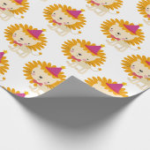 Kute Little Lion - Kinder Cadeaupapier (Hoek)