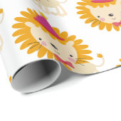 Kute Little Lion - Kinder Cadeaupapier (Rol Hoek)