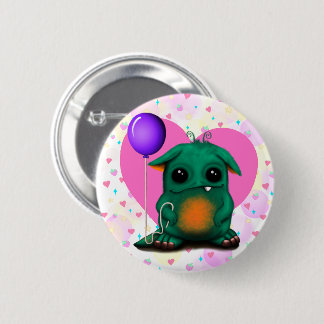 Kute Little Monster Button pin