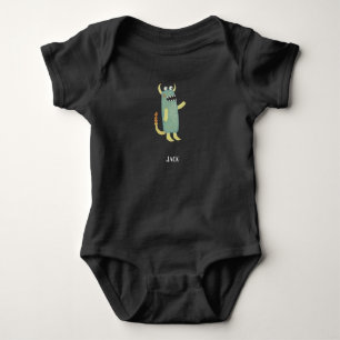 Kute Little Monster gepersonaliseerd Romper