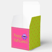 Kute Little Monster Green Pink Kinder Halloween Bedankdoosjes (Geopend)