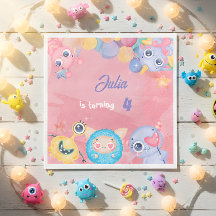 Kute Little Monster kids Birthday