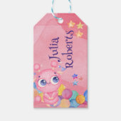 Kute Little Monster kinderen jarig Cadeaulabel (Voorkant)