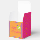 Kute Little Monster Oranje Pink Kinder Halloween Bedankdoosjes (Geopend)