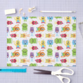 Kute Little Monsters Party Patroon Tissuepapier (Craft)