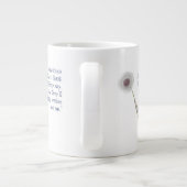 Kute Little Mouse Dandelion Inspirerend Quote Grote Koffiekop (Achterkant)