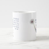 Kute Little Mouse Dandelion Inspirerend Quote Grote Koffiekop (Voorkant)