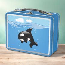 Kute Little Orca Whale in Ocean