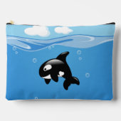 Kute Little Orca Whale in Ocean Etui (Voorkant)
