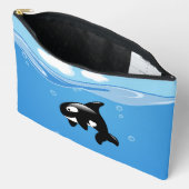 Kute Little Orca Whale in Ocean Etui (Open)