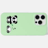 Kute Little Pandas on Green Case-Mate iPhone Case (Achterkant (horizontaal))