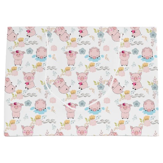 Kute Little Pigs Groot Cadeauzakje (Voorkant)