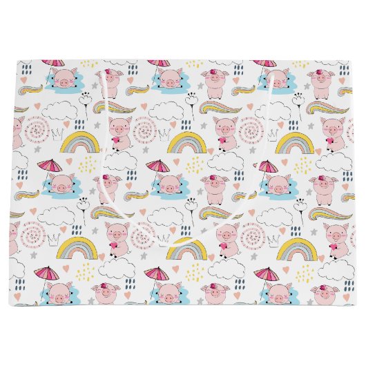 Kute Little Pigs Groot Cadeauzakje (Voorkant)