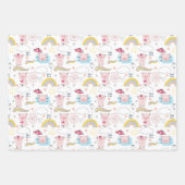 Kute Little Pigs Inpakpapier Vel (Voorkant 2)