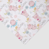 Kute Little Pigs Tissuepapier (Detail)