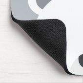 Kute Little Polar Beer met Persoonlijke naam Muismat (Hoek)